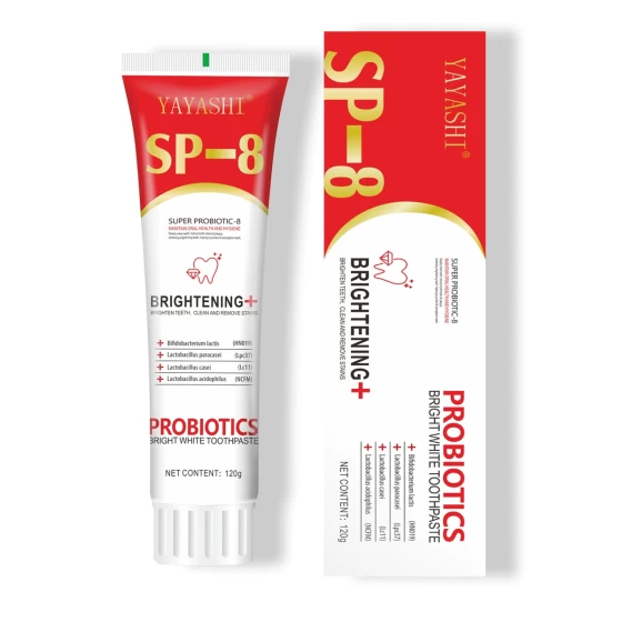 SP-8 Toothpaste 益生菌美白牙膏祛渍改善黄牙清新口气120g